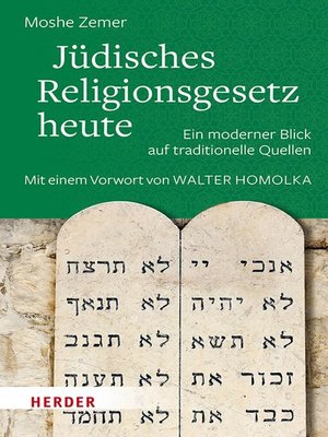 cover image of Jüdisches Religionsgesetz heute